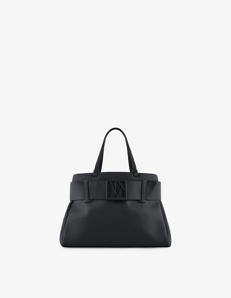 Armani Exchange Tote bag buckle logo - picture 1 Armani Exchange Tote bag buckle logo - picture 1