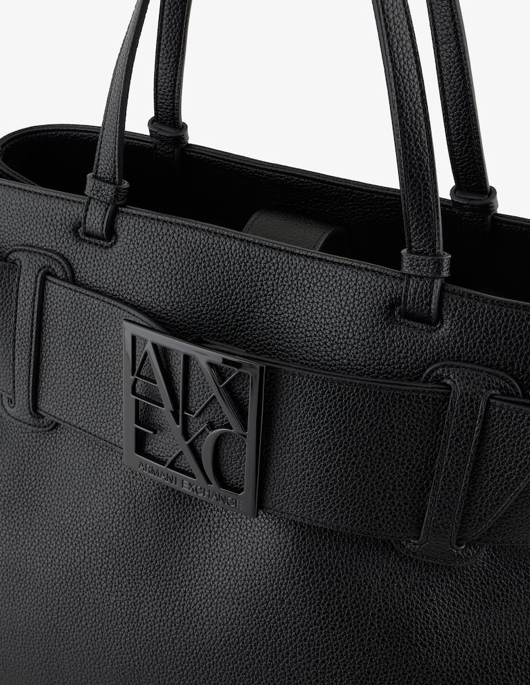 Armani Exchange Tote bag buckle logo - picture 4 Armani Exchange Tote bag buckle logo - picture 4