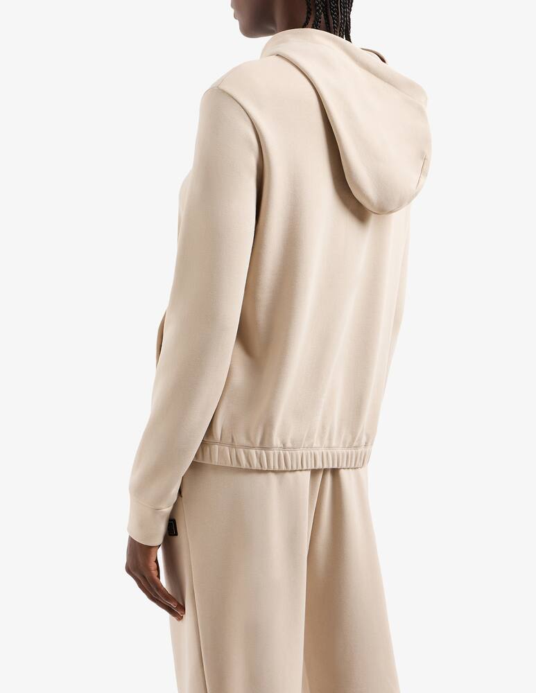 rinascente Armani Exchange Soft touch zip hoodie