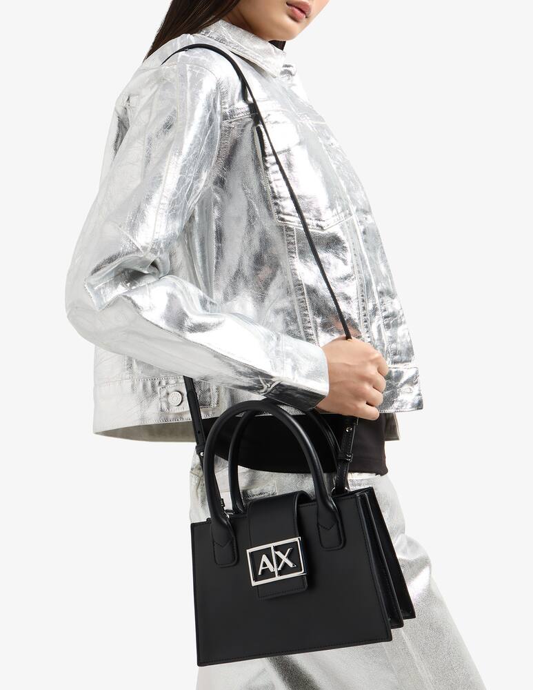 rinascente Armani Exchange Tote bag buckle AX
