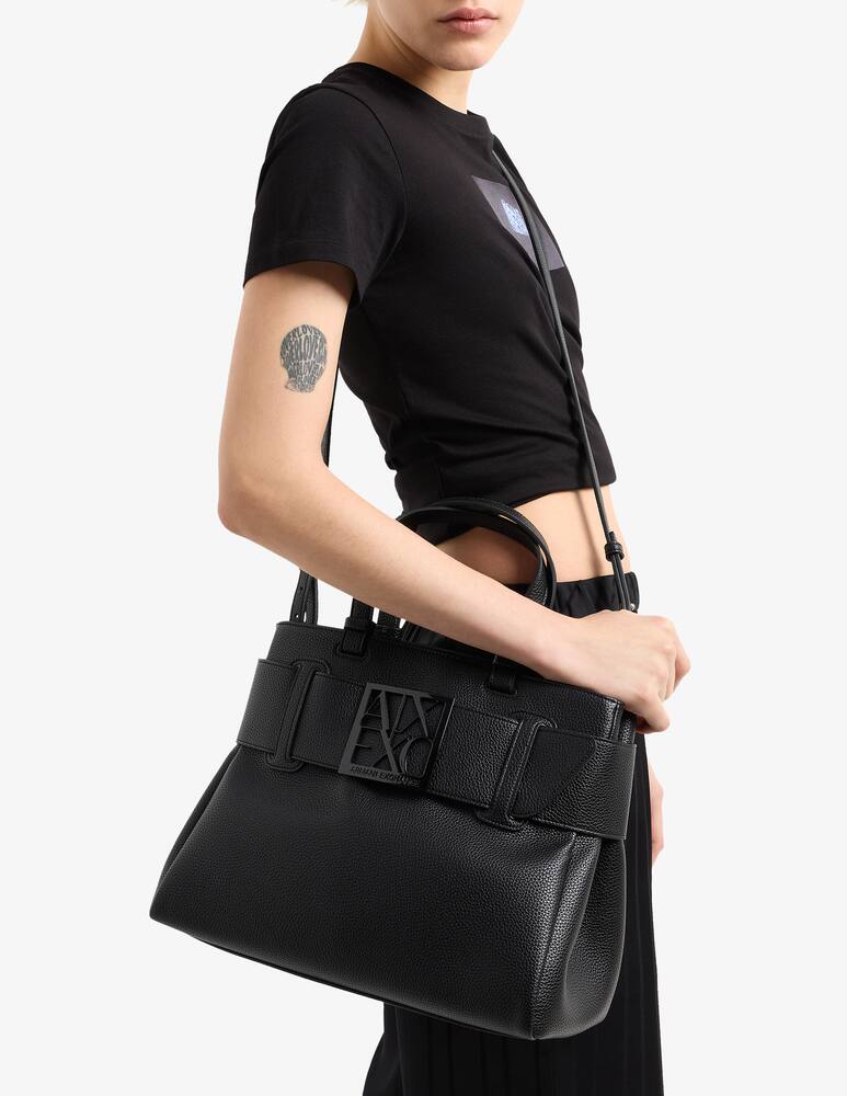 rinascente Armani Exchange Tote bag with buckle
