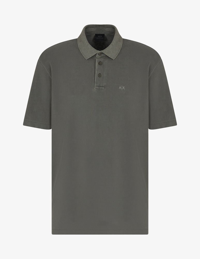 rinascente Armani Exchange Polo piquet con logo TNT