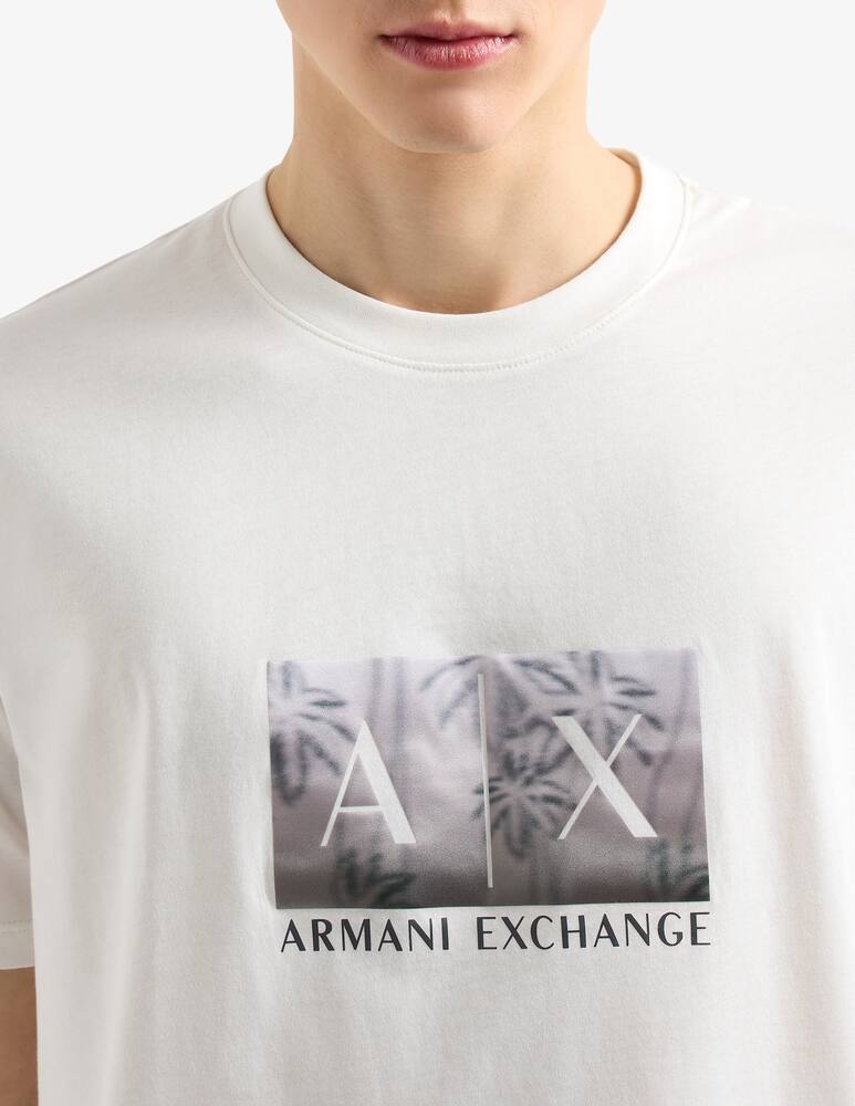 rinascente Armani Exchange Logo appliqué t-shirt
