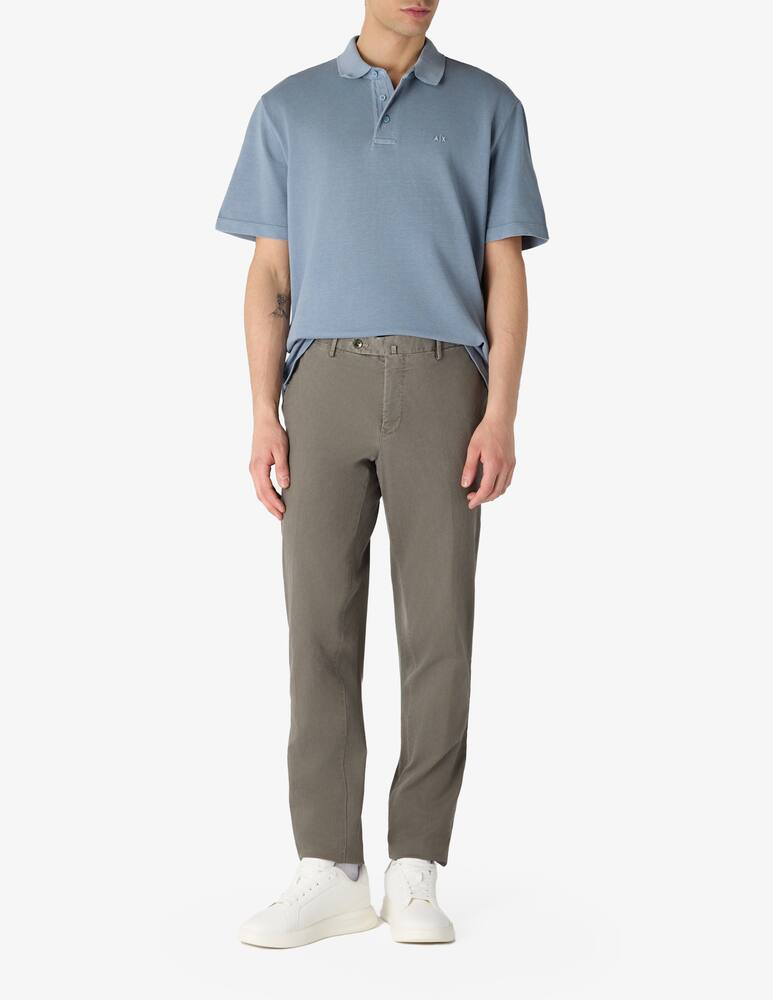 rinascente Armani Exchange Polo piquet lavata logo