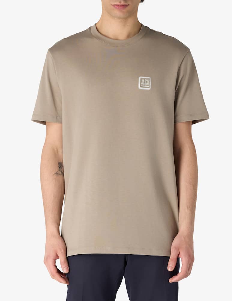 rinascente Armani Exchange T-shirt logo patch sfumato