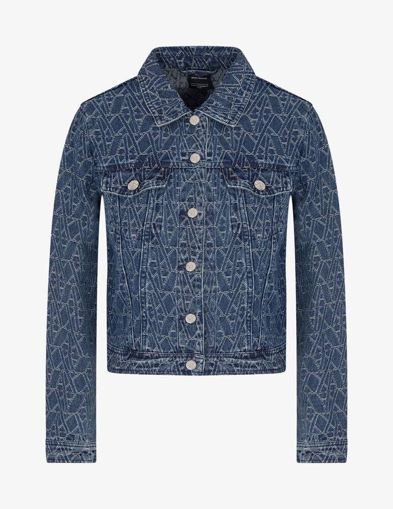Armani Exchange Denim monogram jacket - picture 1 Armani Exchange Denim monogram jacket - picture 1