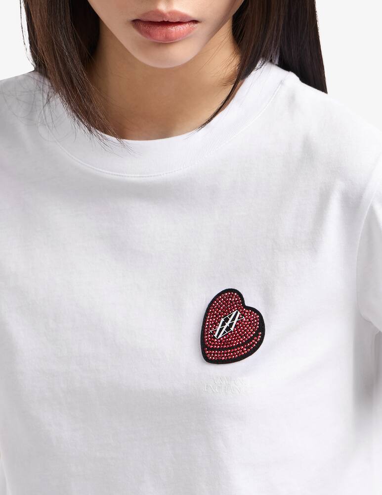rinascente Armani Exchange T-shirt cuore logo