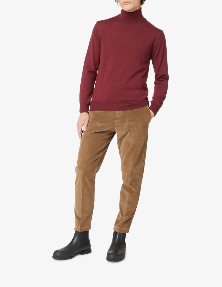 rinascente PT Pantaloni Torino Pantalone rebel in velluto costa roccia - Marrone