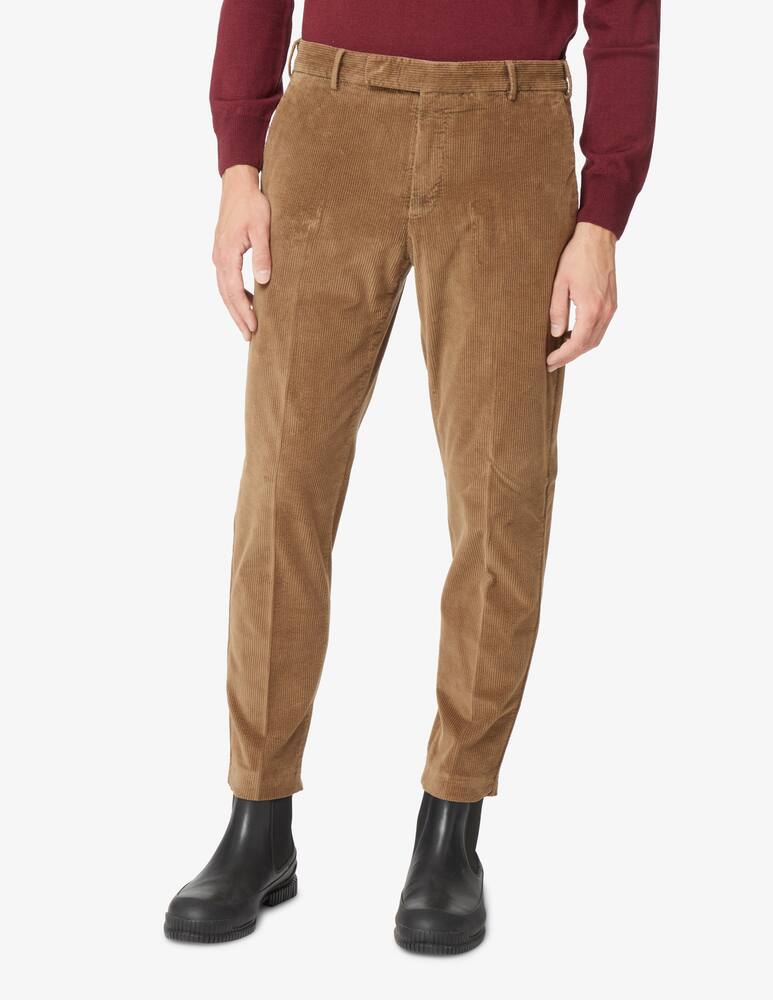 rinascente PT Pantaloni Torino Pantalone rebel in velluto costa roccia - Marrone