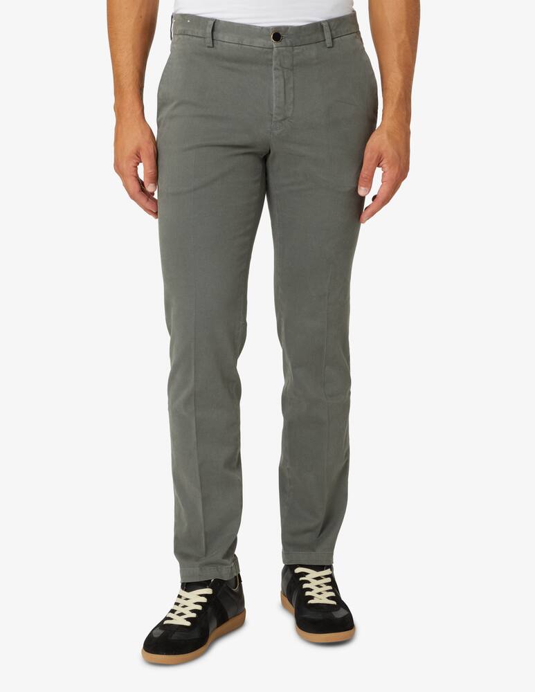 PT Pantaloni Torino Chino slim micro pattern pants - Grey - picture 2 PT Pantaloni Torino Chino slim micro pattern pants - Grey - picture 2