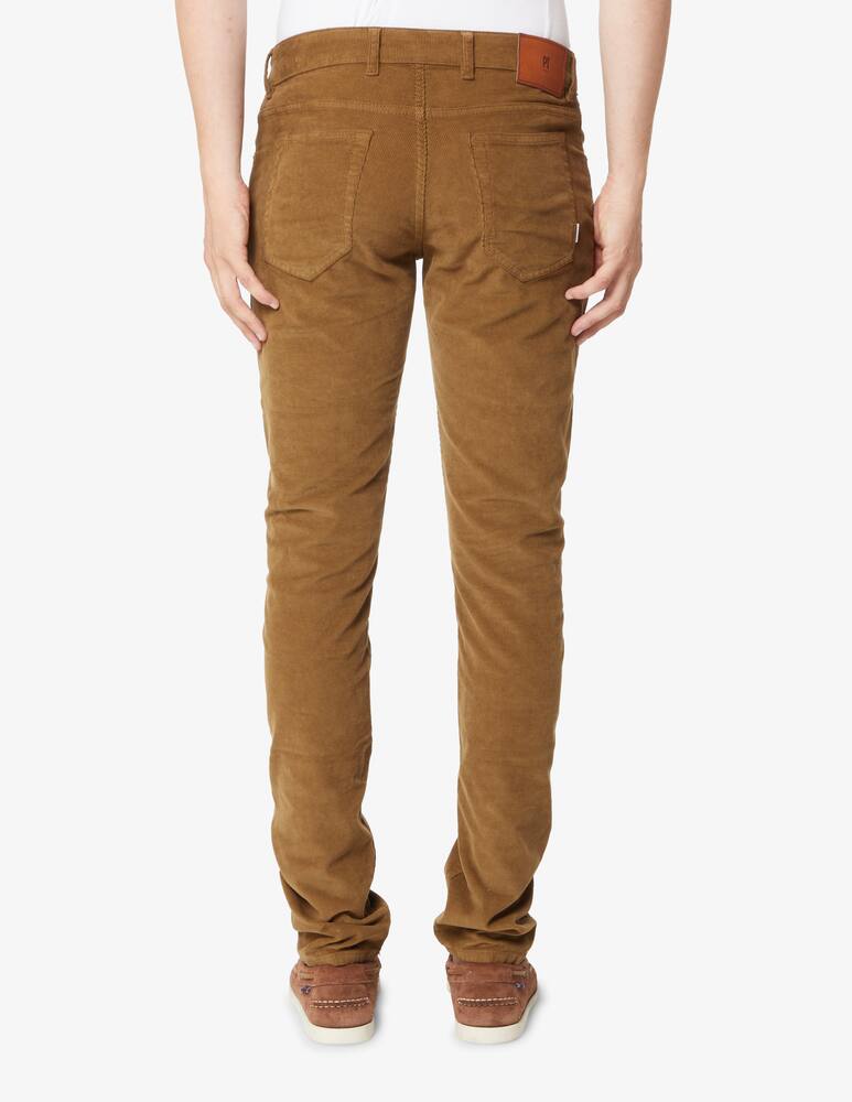 rinascente PT Pantaloni Torino Pantaloni 5 tasche slim in velluto - Marrone