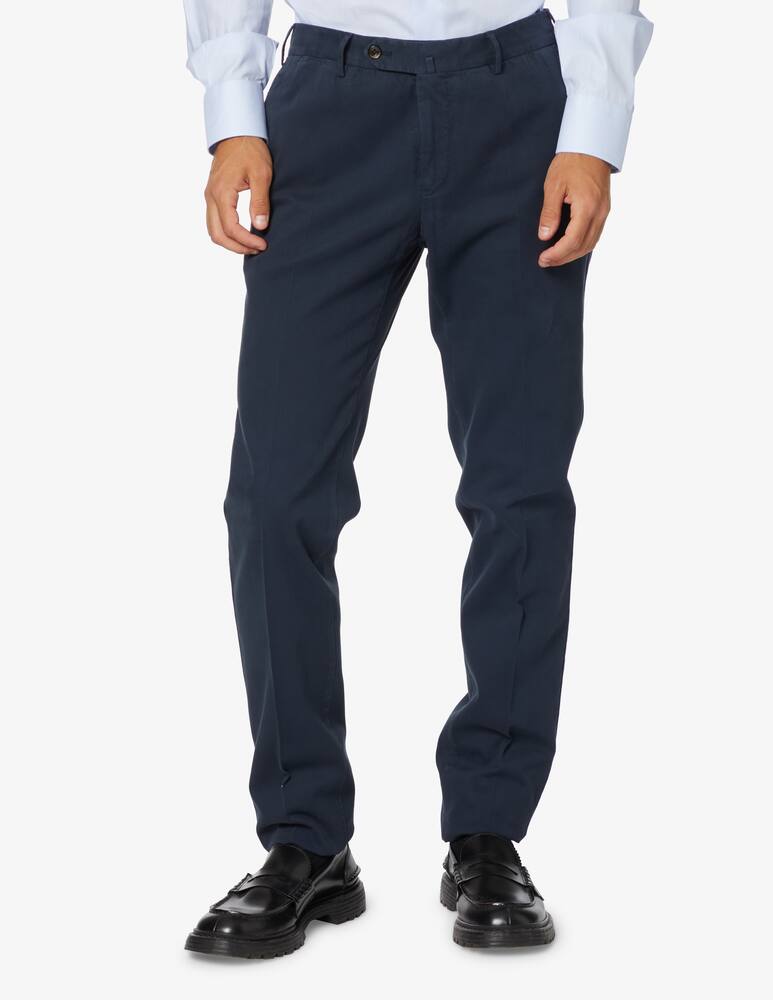 rinascente PT Pantaloni Torino Slim twill stretch pants - Blue
