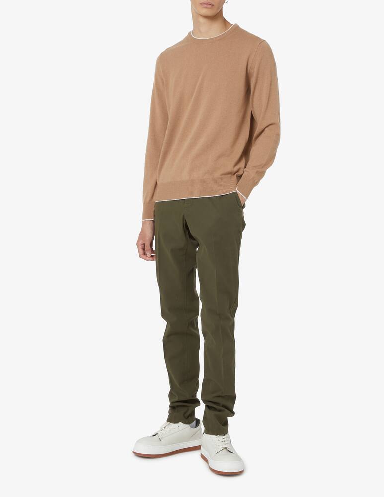 rinascente PT Pantaloni Torino Slim twill stretch pants - Green