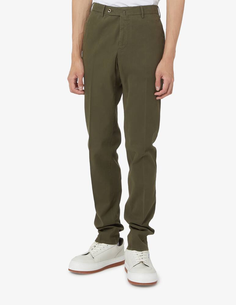 PT Pantaloni Torino Pantalone slim twill stretch - Verde - immagine 1 PT Pantaloni Torino Pantalone slim twill stretch - Verde - immagine 1