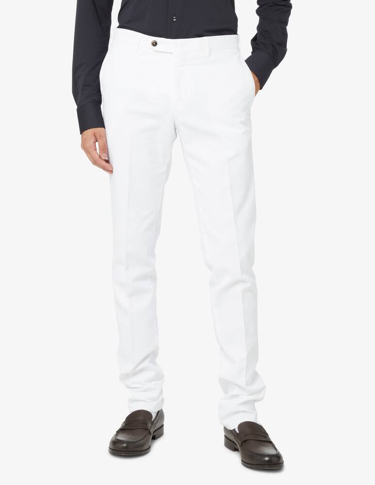 rinascente PT Pantaloni Torino Pantalone slim delave - Bianco