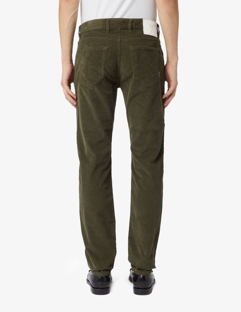 rinascente PT Pantaloni Torino Slim fit velvet 1000r 5 pockets swing trousers