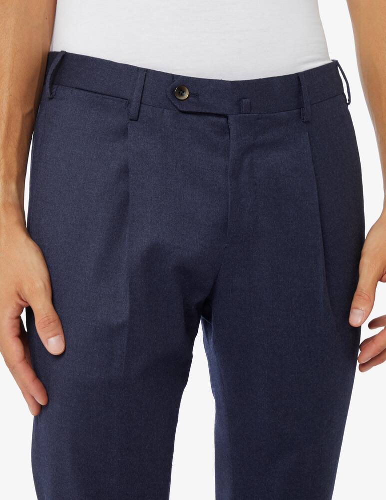 rinascente PT Pantaloni Torino Slim fit flannel trousers