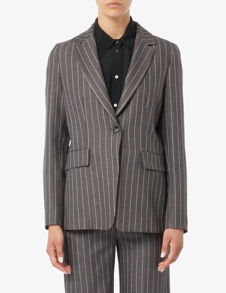 EMME Blazer monopetto gessato Prologo - immagine 1 EMME Blazer monopetto gessato Prologo - immagine 1