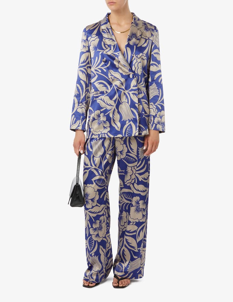 EMME Blazer raso stampa fiorito Duca - immagine 2 EMME Blazer raso stampa fiorito Duca - immagine 2