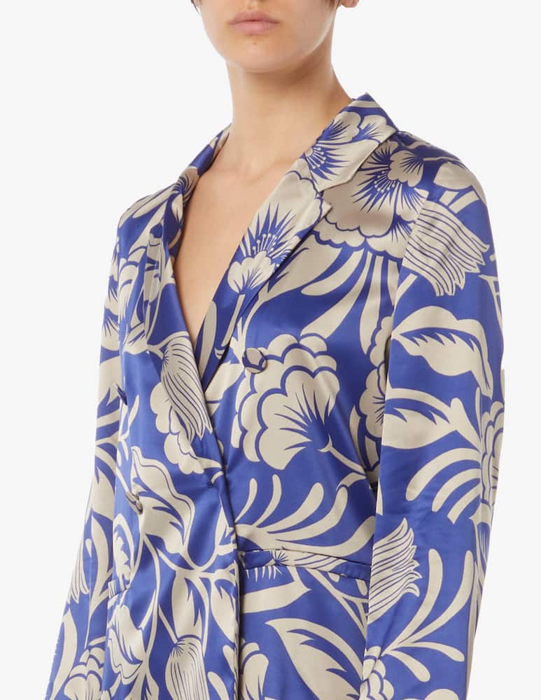 EMME Blazer raso stampa fiorito Duca - immagine 4 EMME Blazer raso stampa fiorito Duca - immagine 4