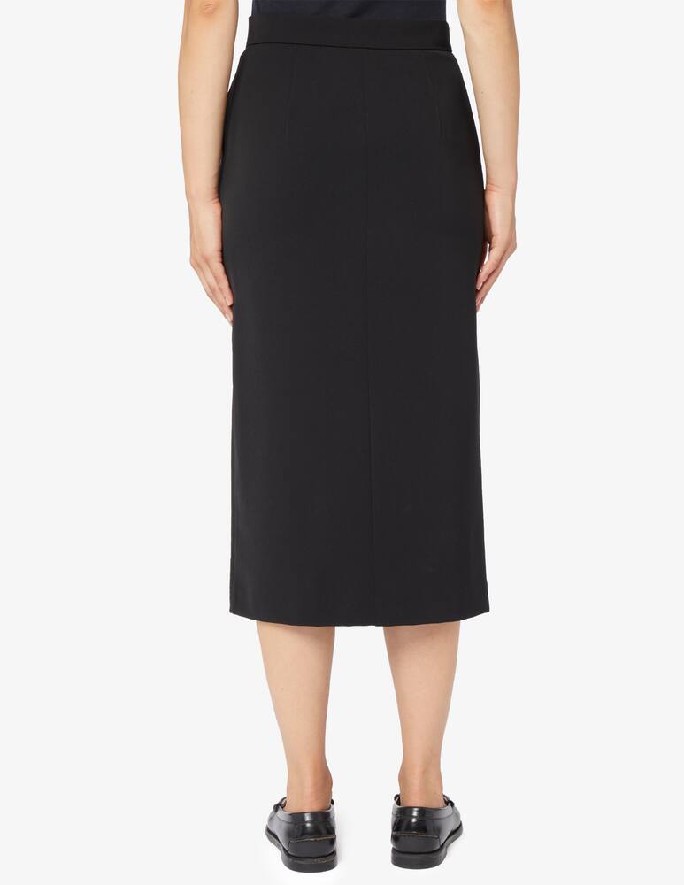 EMME Gino midi skirt with front slit - picture 3 EMME Gino midi skirt with front slit - picture 3