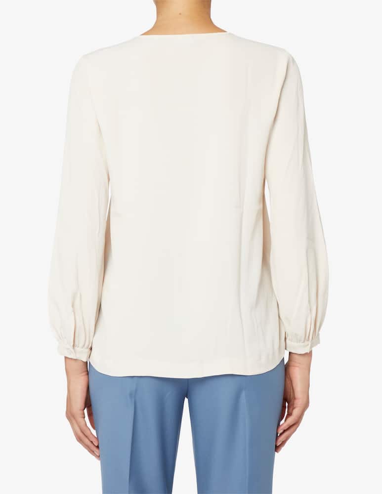 EMME Blusa in misto seta Pordoi - immagine 3 EMME Blusa in misto seta Pordoi - immagine 3