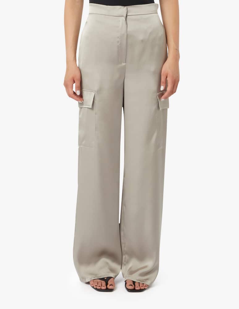 EMME Pantaloni cargo in raso Emma - immagine 1 EMME Pantaloni cargo in raso Emma - immagine 1