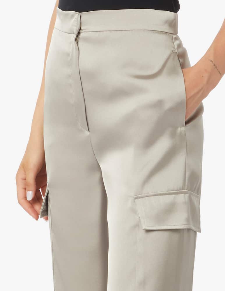 EMME Pantaloni cargo in raso Emma - immagine 4 EMME Pantaloni cargo in raso Emma - immagine 4