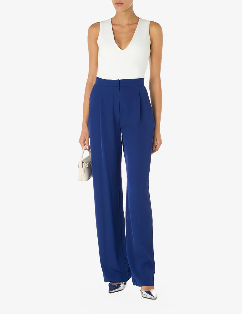 EMME Igea fluid 1pence palazzo trousers - picture 2