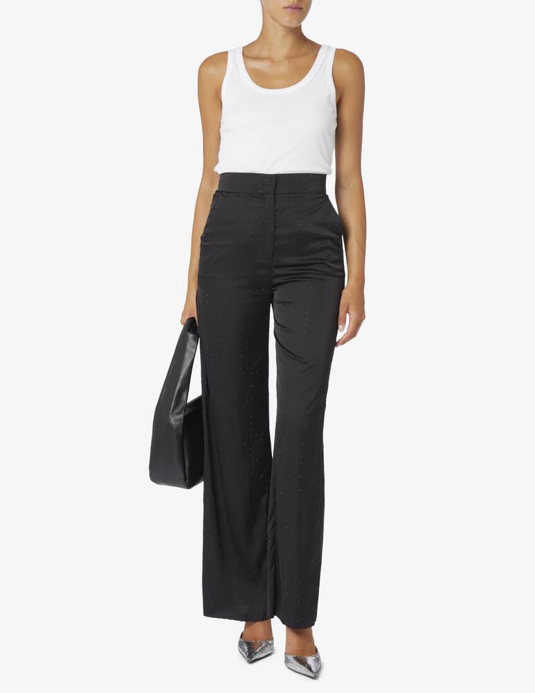 rinascente EMME Pantaloni a palazzo con strass Arbiter