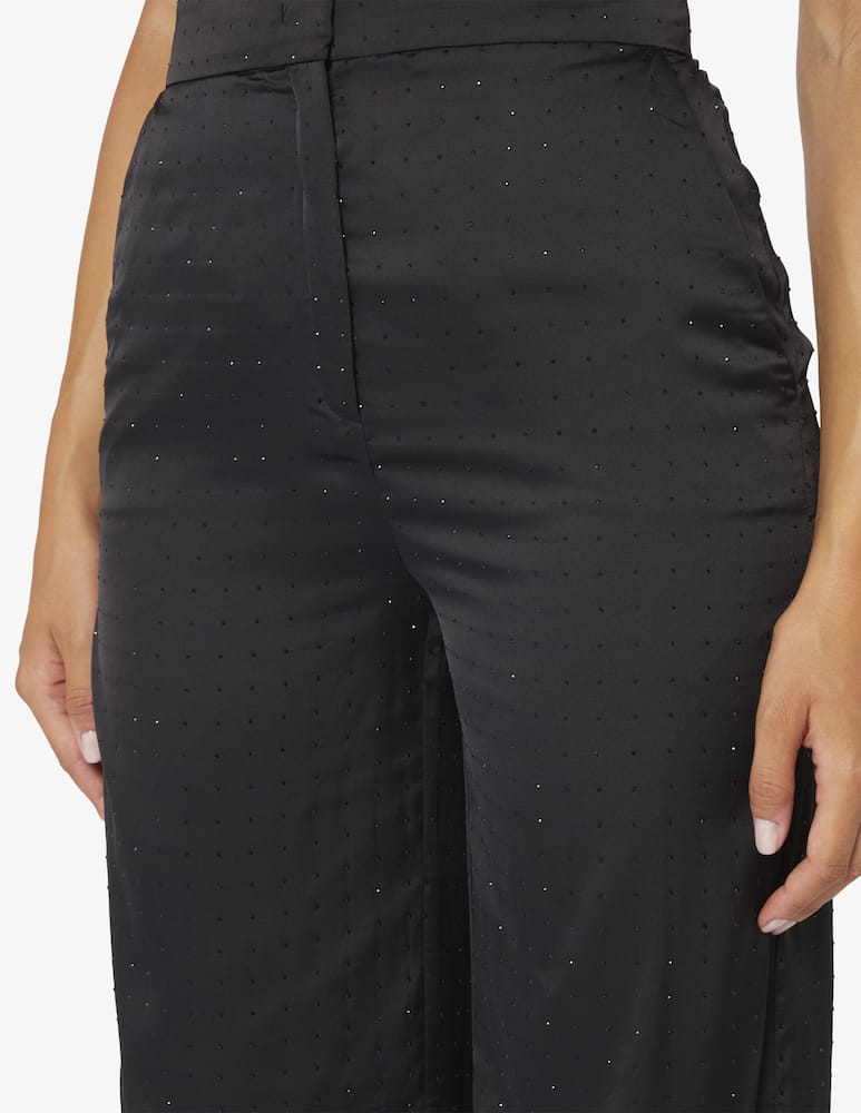 EMME Pantaloni a palazzo con strass Arbiter - immagine 4 EMME Pantaloni a palazzo con strass Arbiter - immagine 4