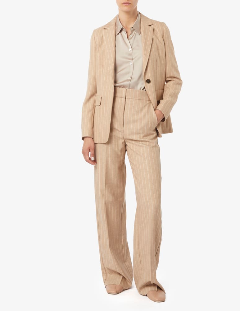 EMME Pantaloni palazzo gessato Prologo - immagine 2 EMME Pantaloni palazzo gessato Prologo - immagine 2