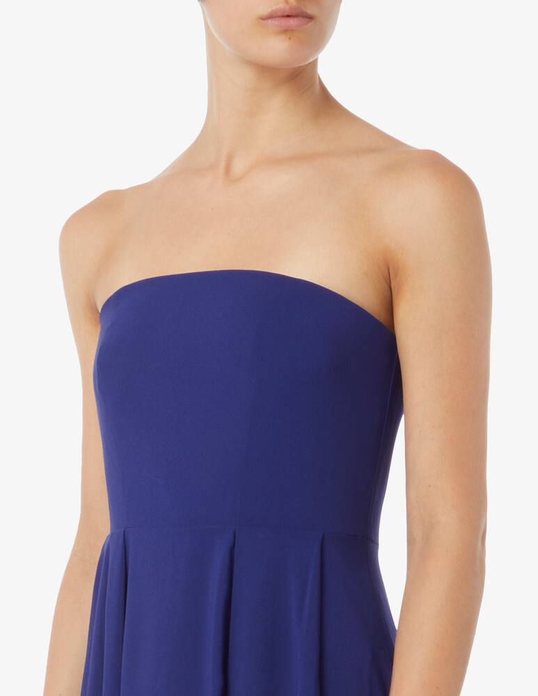 rinascente EMME Festa long bustier in georgette