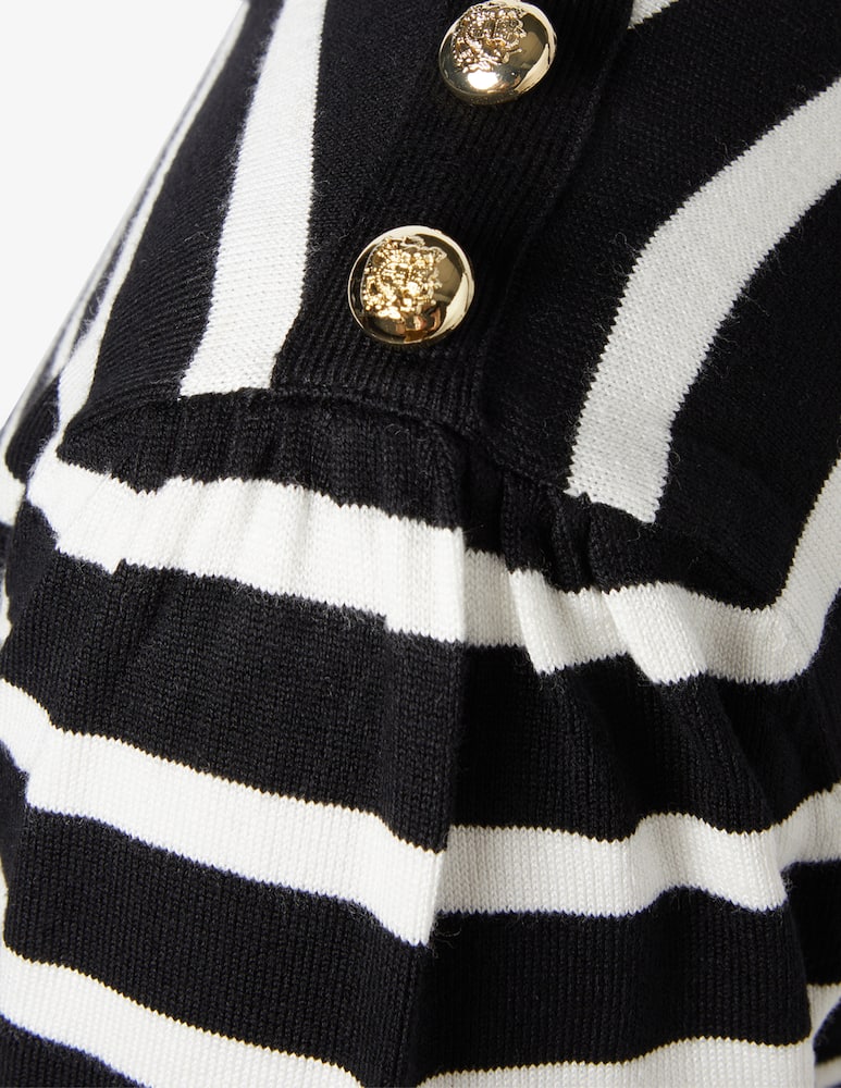 EMME Mosca gold buttons jumper - picture 2 EMME Mosca gold buttons jumper - picture 2