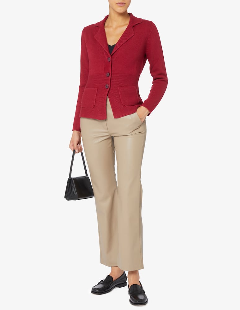 rinascente EMME Pantaloni trombetta similpelle Nabab