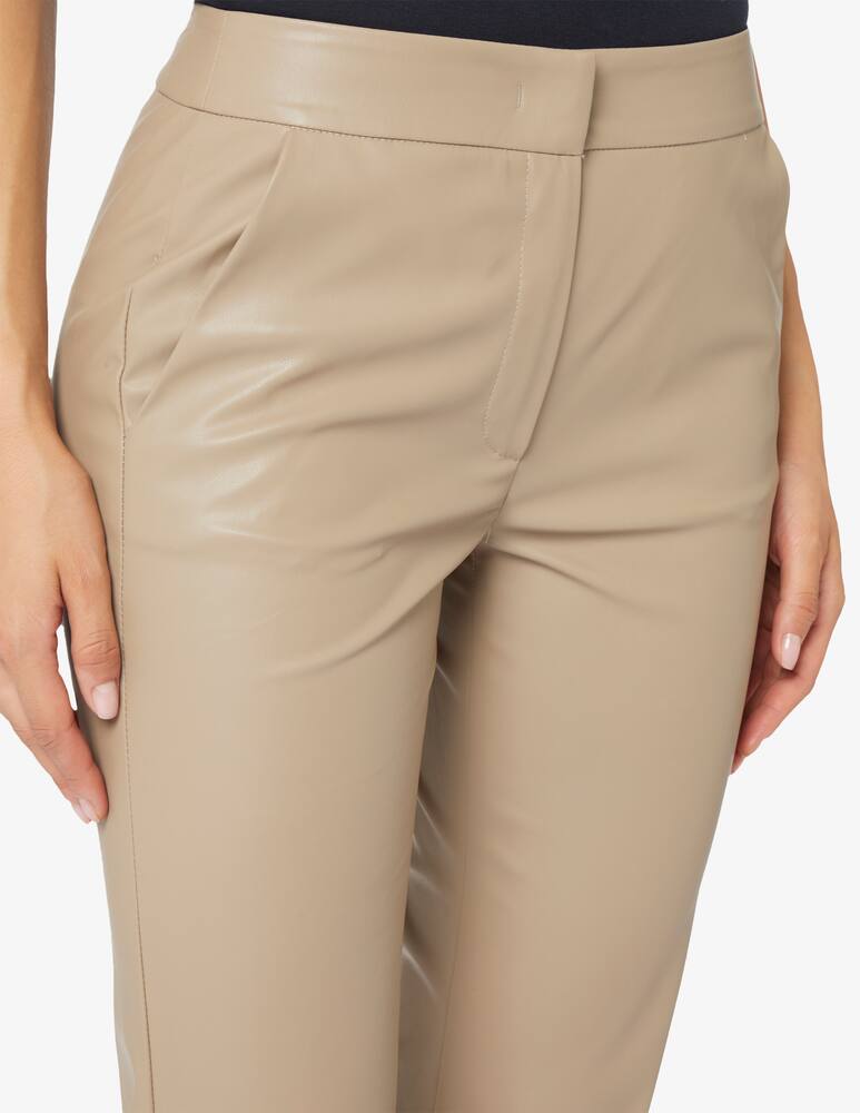 rinascente EMME Pantaloni trombetta similpelle Nabab