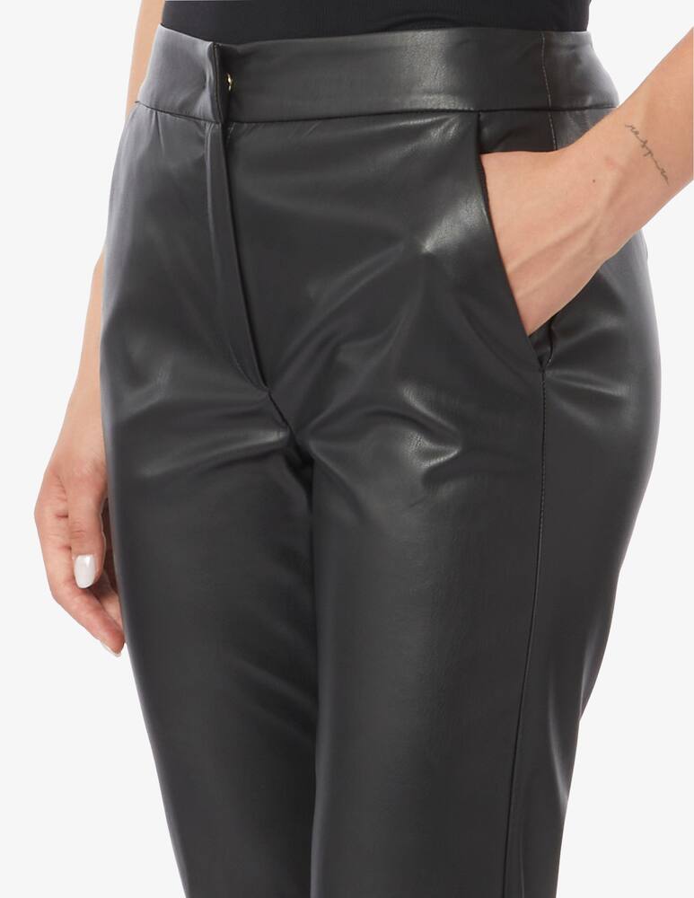 EMME Nabab eco-leather trumpet trousers - picture 4 EMME Nabab eco-leather trumpet trousers - picture 4