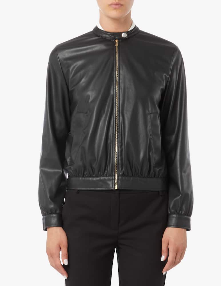 EMME Corsica synthetic leather bomber jacket - picture 1 EMME Corsica synthetic leather bomber jacket - picture 1