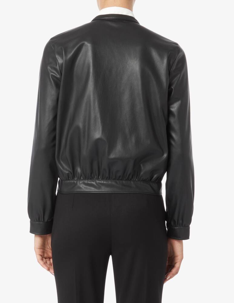 rinascente EMME Corsica synthetic leather bomber jacket