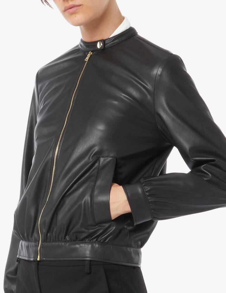 rinascente EMME Corsica synthetic leather bomber jacket