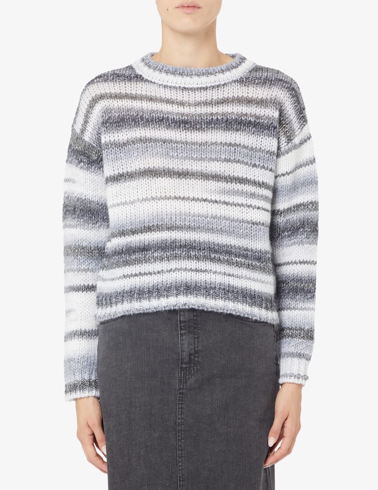 EMME Scoli sweater with lurex bands - picture 1 EMME Scoli sweater with lurex bands - picture 1