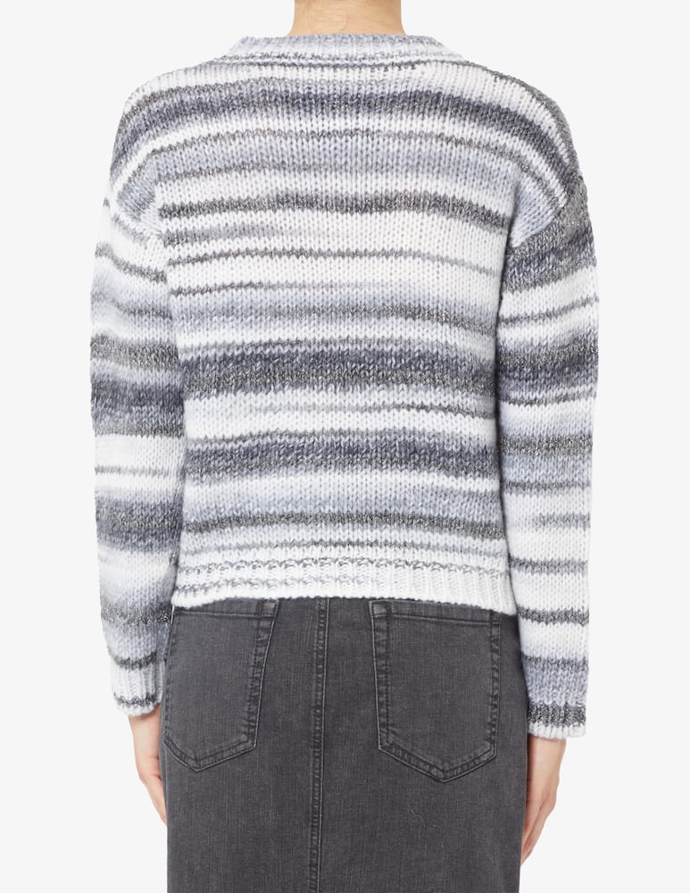 EMME Scoli sweater with lurex bands - picture 3 EMME Scoli sweater with lurex bands - picture 3