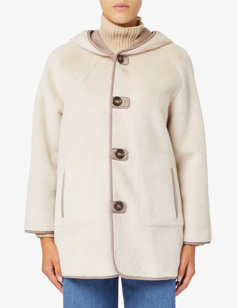 rinascente EMME Marella Didone sheepskin midi coat