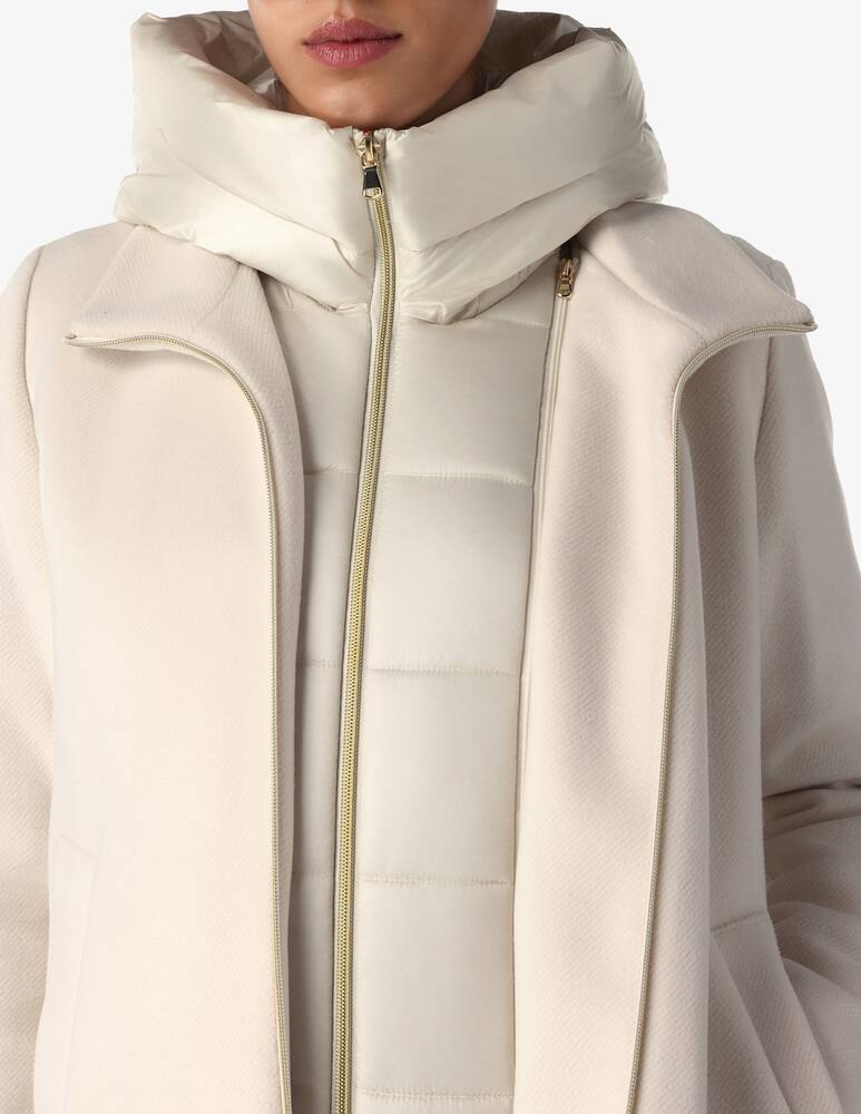 rinascente EMME Vivace coat with zip front