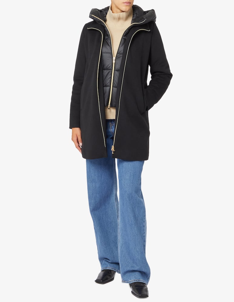 EMME Cappotto con zip medio Osmunda - immagine 2 EMME Cappotto con zip medio Osmunda - immagine 2