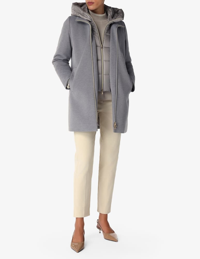 rinascente EMME Cappotto con zip medio Osmunda