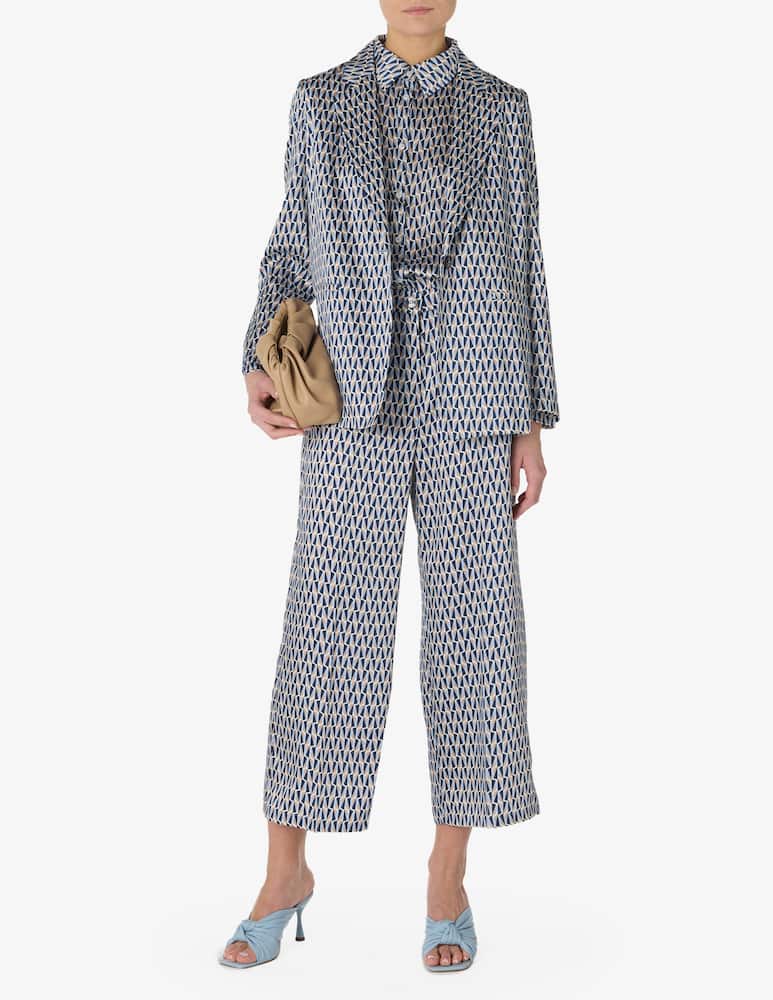 EMME Cropped geometric trousers - picture 2 EMME Cropped geometric trousers - picture 2