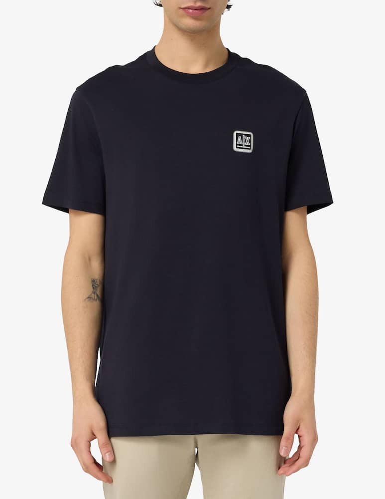 rinascente Armani Exchange T-shirt logo patch sfumato