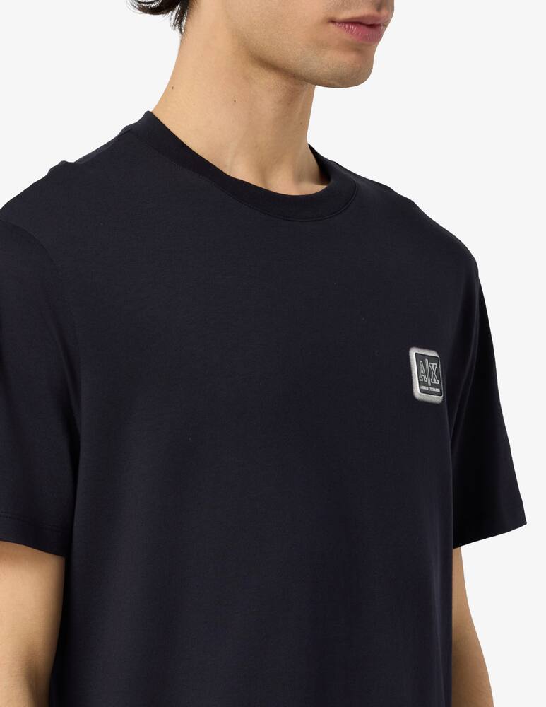 rinascente Armani Exchange T-shirt logo patch sfumato