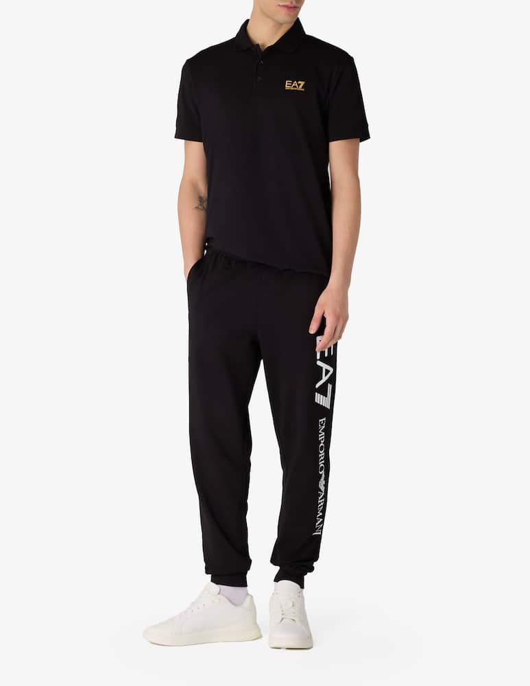 rinascente EA7 Pantaloni polsino logo Terry
